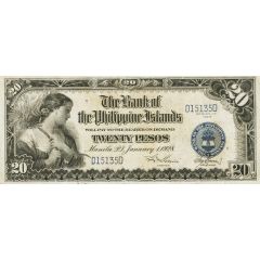 20 Pesos Blue seal