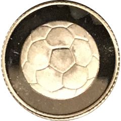 1 Gram Silver Soccer Ball