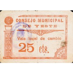 25 Céntimos Yeste