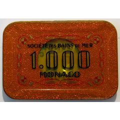 1000 francs - Casino de Monte-Carlo