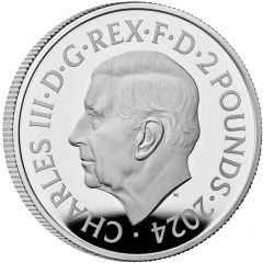 2 Pounds - Charles III Paris, Silver Proof