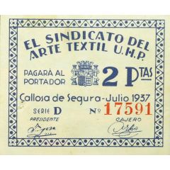 2 Pesetas Callosa de Segura