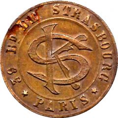 Phonograph Token - Kermesse Strasbourg Paris