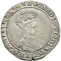 1 Shilling - Edward VI 2nd period, 2nd issue