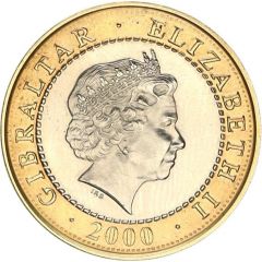 2 Pounds - Elizabeth II Hercules and the Cerberus