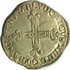 1/4 Ecu of Navarre - Louis XIV