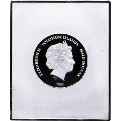 1/2 Dollar - Elizabeth II Self-portrait