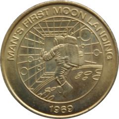 Token - The Sunoco Millenmium Coin Series 9 - Man`s First Moon Landing