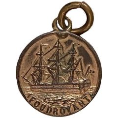 Medal - HMS Foudroyant Made From Copper Bolt of Nelson’s Flagship