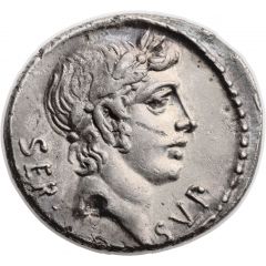 Denarius Sulpicia: Servius Sulpicius, SER SVLP
