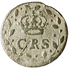 2 Rundstück - Carl XI With cross
