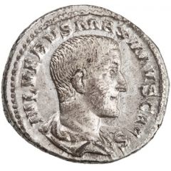 Denarius - Gaius Julius Verus Maximus PIETAS AVG