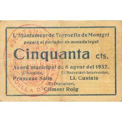50 Céntimos Torroella de Montgrí