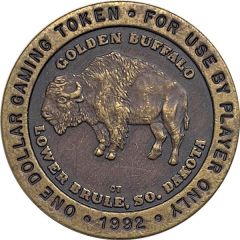 1 Dollar - Golden Buffalo Lower Brule, South Dakota