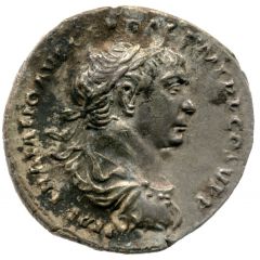 Denarius - Trajan S P Q R OPTIMO PRINCIPI, Pax