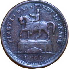 Civil War Token - George Washington Equestrian Statue