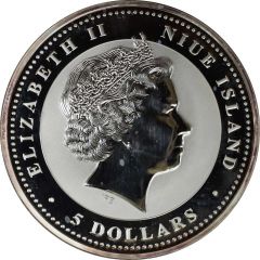 5 Dollars - Elizabeth II Year of the Dog