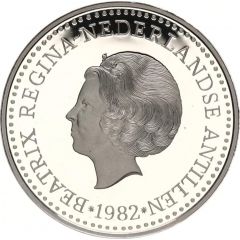 50 Gulden - Beatrix Diplomatic relations with the USA
