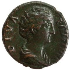 As - Faustina the Elder AETERNITAS S C, Pietas