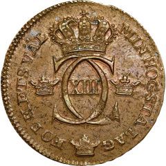1/4 Skilling - Carl XIII