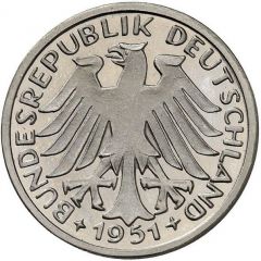 5 Deutsche Mark Pattern