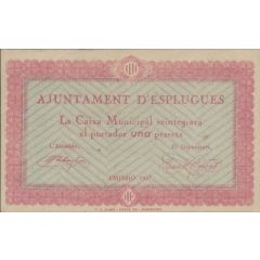 1 Peseta Esplugues
