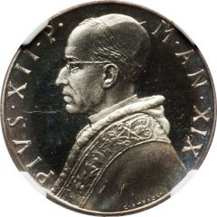10 Lire - Pius XII Prova