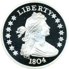1 Dollar `Draped Bust Dollar` Heraldic Eagle
