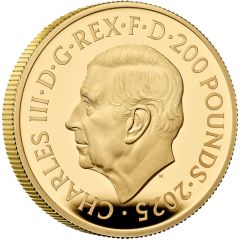 200 Pounds - Charles III Queen`s Panther, Gold Proof
