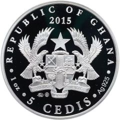 5 Cedis WWII Victory