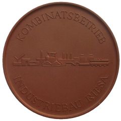 Medal - Industrial construction combine Riesa