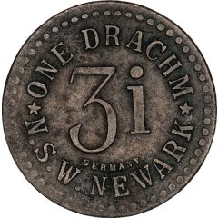 1 Drachm - Apothecary Weight Germany