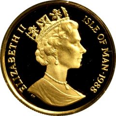 1/5 Crown - Elizabeth II Manx Cat