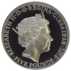 5 Pounds - Elizabeth II The Legend of Saint George - The Selection, Silver Piedfort