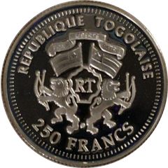250 Francs CFA Angela Merkel