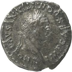 Denarius - Domitian P P COS VII DES VIII