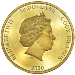 50 Dollars - Elizabeth II 60th Birthday of the Emperor