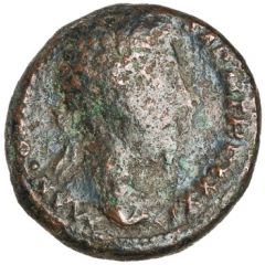As - Marcus Aurelius IMP VIII COS III FELICITATI AVG P P S C, Neptune