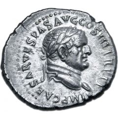 Denarius - Vespasian CONCORDIA AVG, Ceres