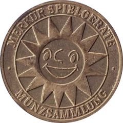 Token - Merkur Spielgerate Munzsammlung 100 m Hurden