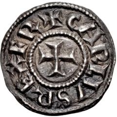Denier - Charlemagne Pavia mint
