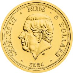 5 Dollars - Charles III Golden Eagle