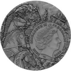 12 Dollars - Elizabeth II Four Horsemen of the Apocalypse