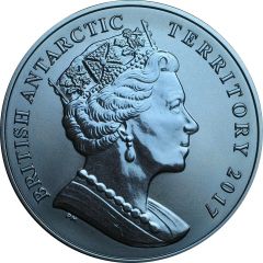 2 Pounds - Elizabeth II Crabeater seal, Titanium