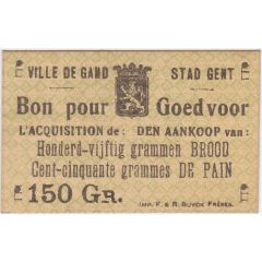 150 grammes de pain - Ville de Gand