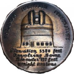 Medal - Palomar Mountain Observatory San Diego County California