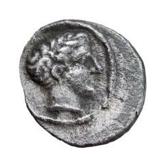 Silver 1 As Male head series II: facing right, without value