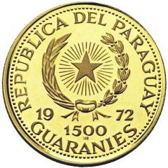 1500 Guaraníes General Alfredo Stroessner