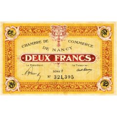 2 Francs - Chambre de Commerce de Nancy