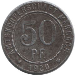 50 Pfennig - Marbach Friedrich Schiller